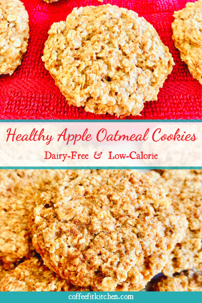 Healthy Apple Oatmeal Cookies