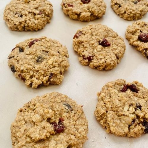 Low sugar oatmeal raisin Cookies